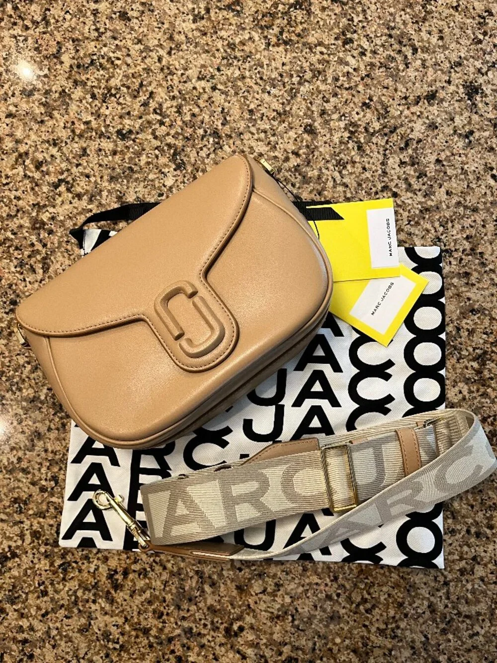 Marc Jacobs Saddle Bag Sz Medium - Leather - Authentic - Picture 5 of 17